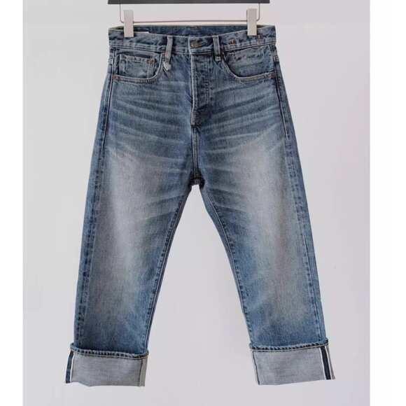 NWT R13 Tailored Drop Cuffed Jeans 24/26/27 Estin Selvedge Blue - Picture 6 of 11